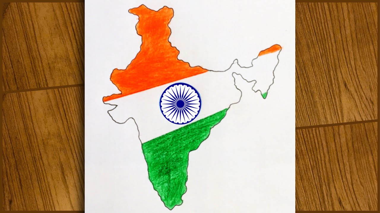 India map Drawing for beginners | India Map easy Drawing for beginners | By  AP DrawingFacebook